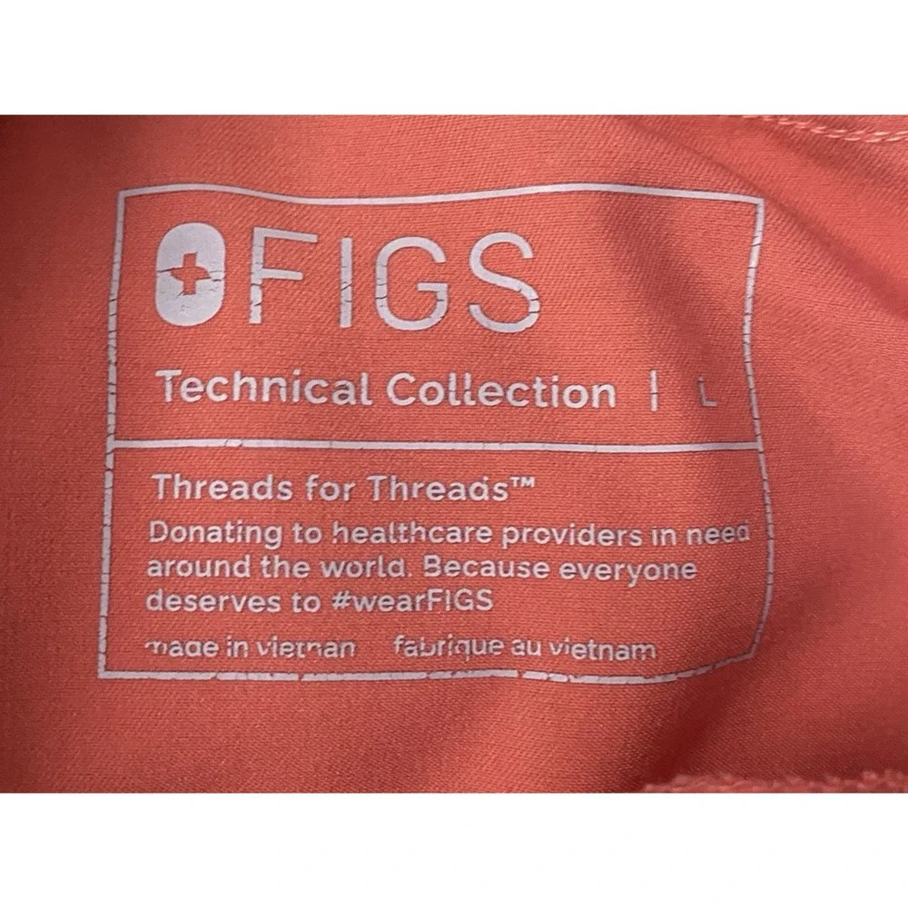 FIGS Tansen Scrub‎ Joggers Men's Large Clay Orange MXXSW2004 Medical Nursing Vet